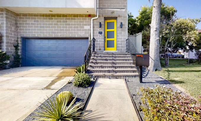 MacGregor House | Inviting home with private pool, fireplace & modern charm - walk to attractions