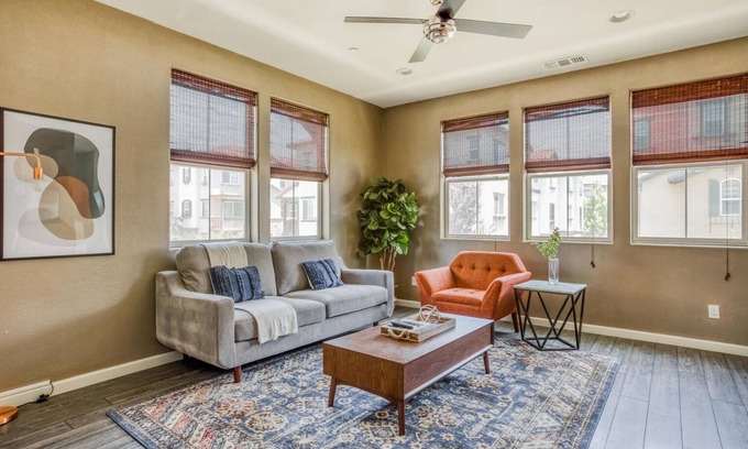 East San Jose House | Inviting San Jose 2BR w/Balcony & A/C, nr Park & Hiking, by Blueground