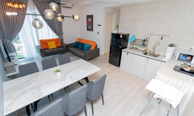 Ulu Kinta Apartment | Ipoh Tambun Lost World Sunway Onsen Suites Lana 2R2B 8 paxs
