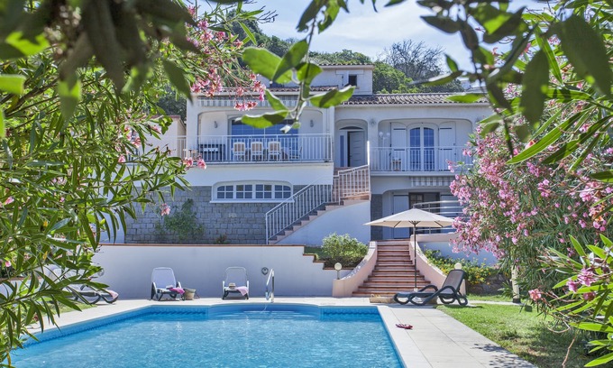 Isolella House | Isolella house with sea view; swimming pool; 14 people, Stagnola beach at 200m