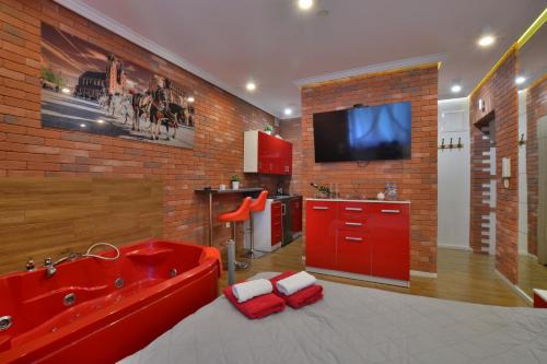 Stare Podgorze Apartment | Jacuzzi Apartment Red