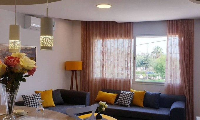 Al Marsa Apartment | Jasmine appart's kélibia s + 1 to 3 mins from the beach