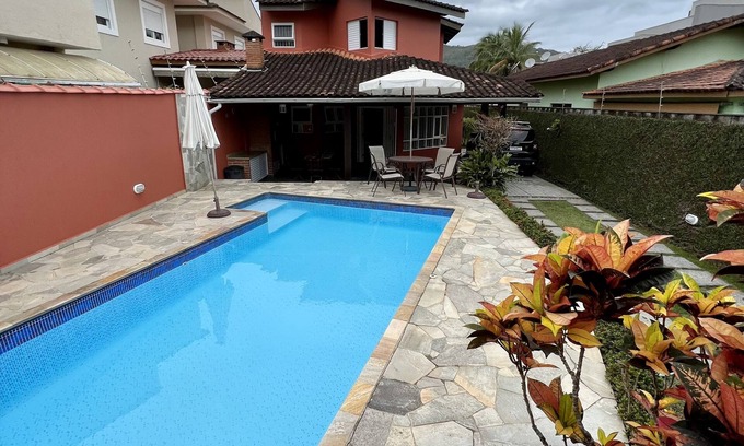 Juquehy House | JUQUEHY! Best beach in SP Wonderful house with pool, gourmet balcony, AC