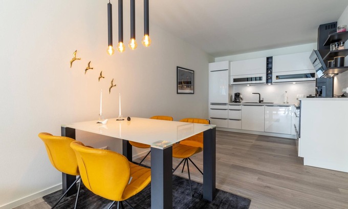 Dorumer Neufeld Apartment | Küstenkind Dorum mit Sauna und Balkon - Hunde Willkommen