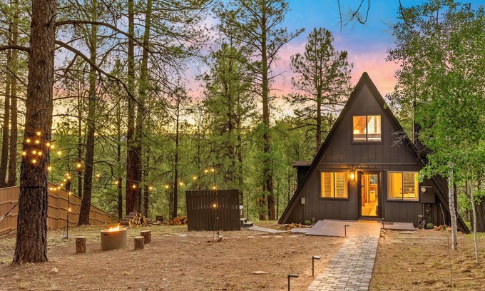 Kachina Village House | Kachina A-Frame Hideaway| New | Hot Tub | Fire Pit