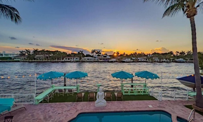 Pompano Beach Condo | Kanda Zen Apt 4 - Luxury pool & water views