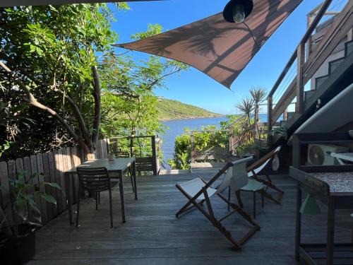 Marigot Apartment | KARETS VIEW les pieds dans l eau - feet in water