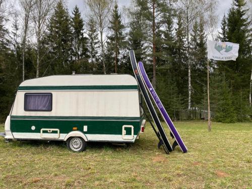 Antsla Parish Other | Karula Stay lakeside Camper, Treetent & SUPs included - all area only for you!