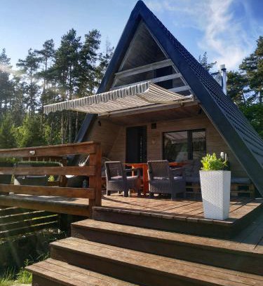 Skarszewy House | Kaszuby domek nad jeziorem, las, grill, ognisko, taras, 6 osób