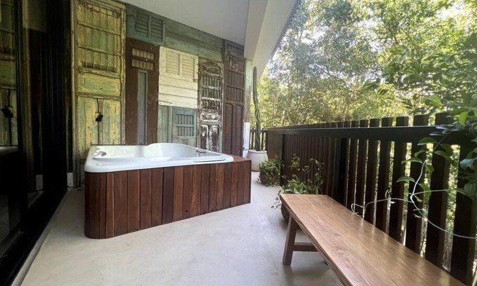 Zama Apartment | Kataleya Tulum by Zaazil - Spectacular Apartment in the Jungle, Up to 9 People , with Hot Tub and SPA in Luum Zama