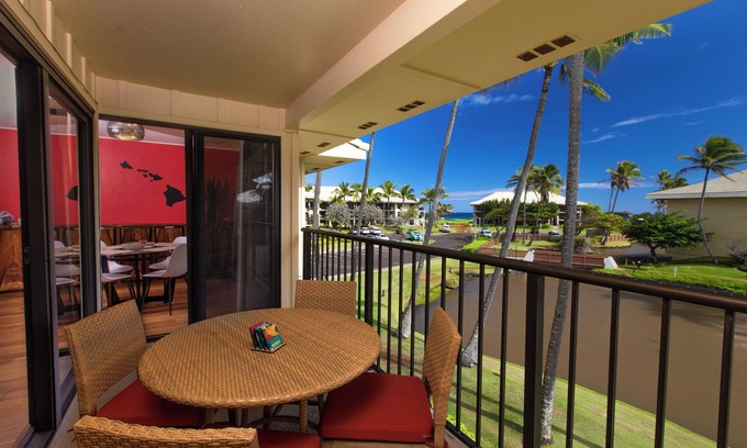 Hanamaulu Condo | Kauai Beach Villas, Top Floor, Lagoon Pools, Central Oceanfront Property