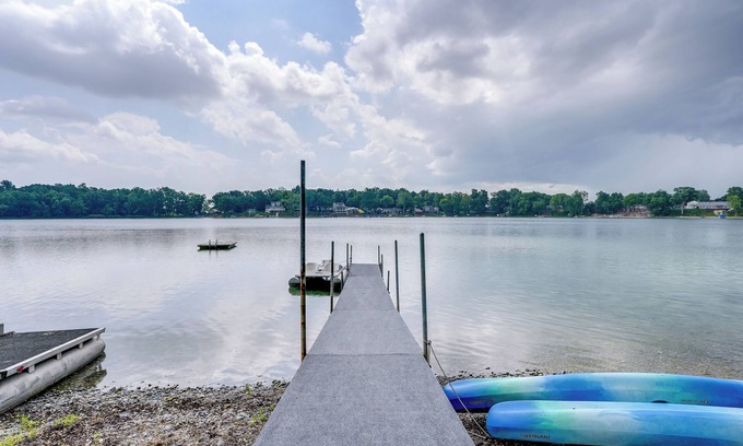 Bronson House | Kayaks, Rowboat & Game Room - Lake Gilead Getaway!