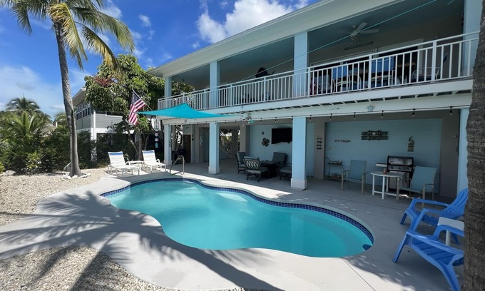 Little Torch Key House | Keys Paradise 2-bedroom, 2-bath with heated pool & direct access to the Atlantic