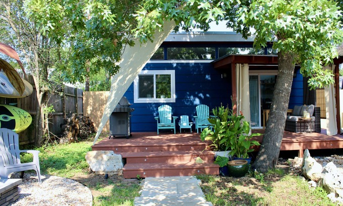 Rio Robles House | Kick back and relax in this calm, stylish space.