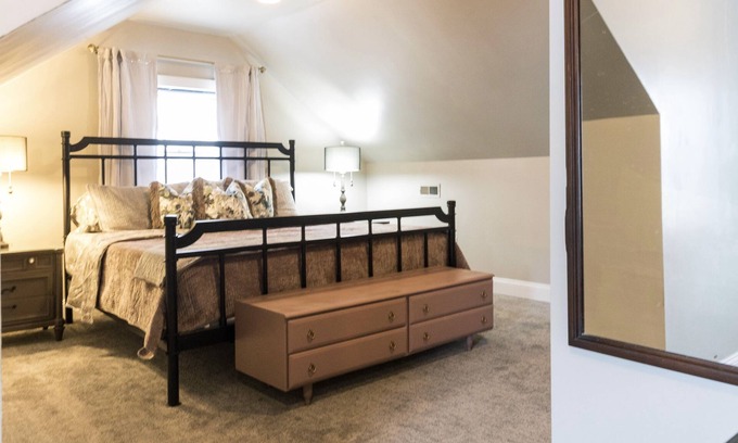Fort Wayne House | King Suite by Mkat Interior Designs