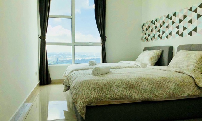 Taman Abad Apartment | 【KSL】Sea/City View High Floor 3BR Family Suite with Balcony (6px)