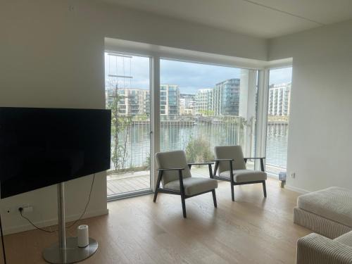 Amager Apartment | Lækker lejlighed med vand udsigt på Islands brygge