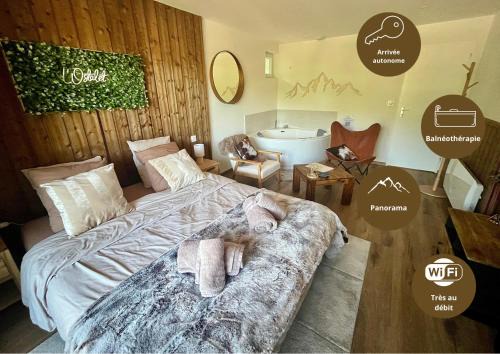 Ax-les-Thermes Apartment | L'Ostalet suite luxe Jacuzzi