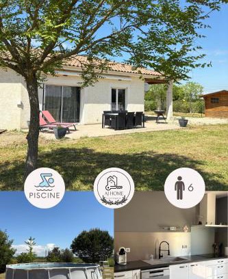 Bressols House | "La Bressolaise" Idéal familles, piscine, calme