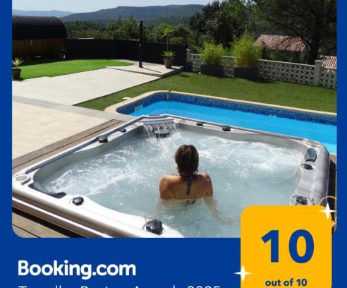 Sainte-Anastasie-sur-Issole Villa | La Pépite d'Amour, spa, sauna, piscine à volonté !