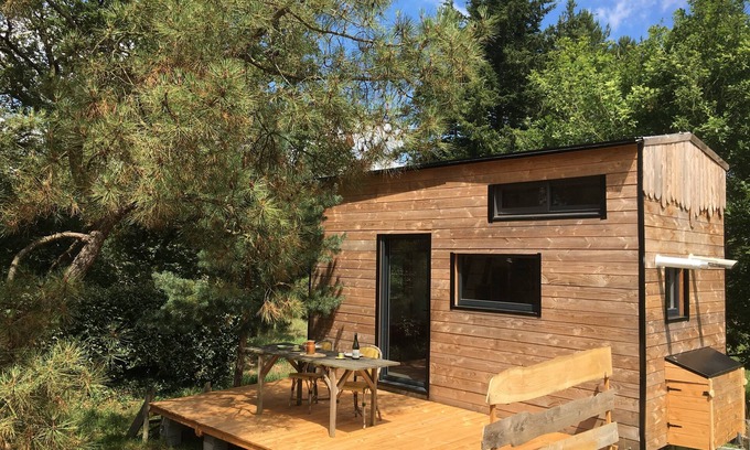 Ploermel Ski Chalet | La pause Tiny: green relaxation in Morbihan