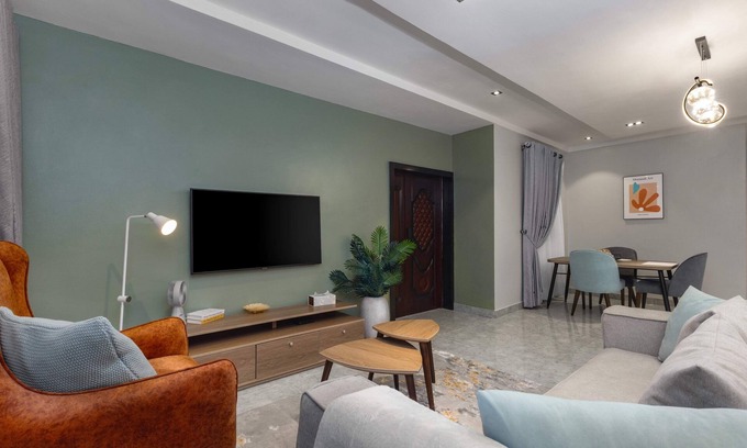 Wuse 2 Apartment | Lafeya Oasis- cozy bohemian style residence in the heart of wuse 2