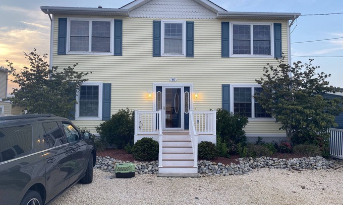 Beach Haven West House | Lagoon front for large family, minutes from beach! Dog friendly.No prom rentals.