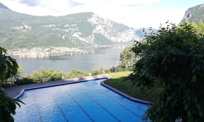 Valbrona Apartment | Lake Como view apartment in residence kosmopolitan