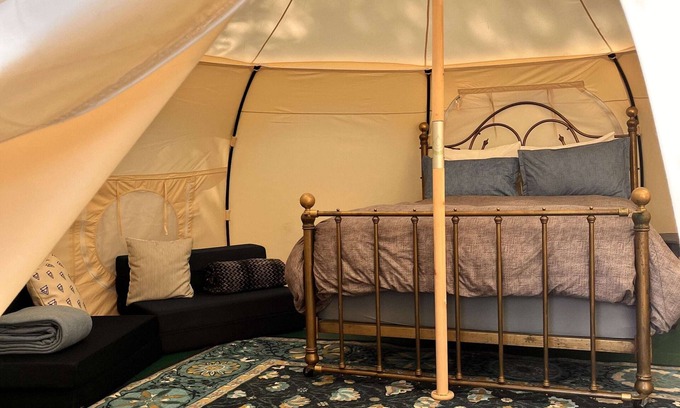 Black Creek RV Rental | Lake Front Farm Glamping & Sauna Experience