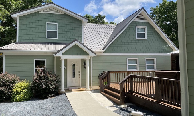 Mount Gilead House | Lake front home with great dock for relaxing downtime and action packed days.