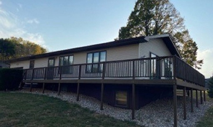 Crofton House | Lake property just a few blocks from public beach. Marina a mile away.