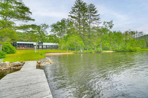 Stoneham House | Lakefront Escape with Deck and Kayaks in Lovell!