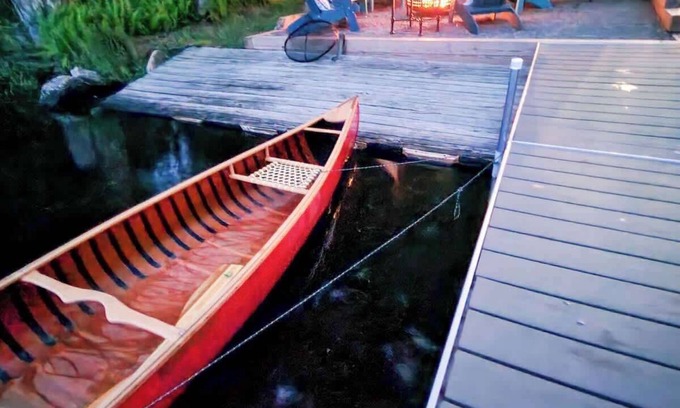 Gouldsboro House | Lakefront * Hot Tub * Canoes * Game Room * Wood FP