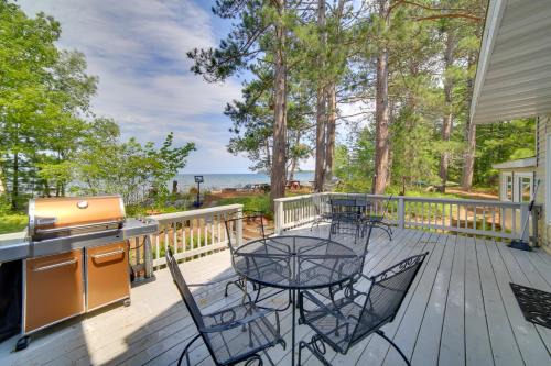 Big Bay House | Lakefront Lookout! Private Sand Beach on Superior