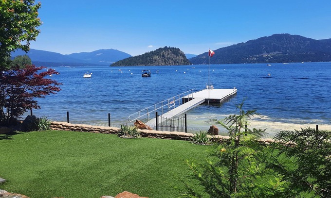 Scotch Creek House | Lakefront Property with Private Dock for Mooring on Shuswap Lake