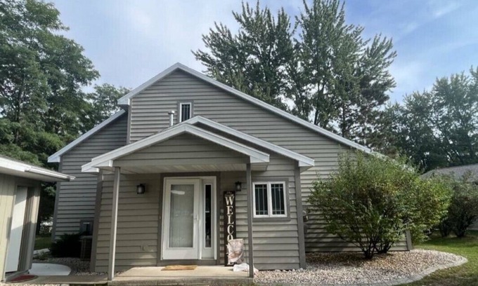 Nekoosa House | Lakefront property with private cove - 10 minutes from Sand Valley!