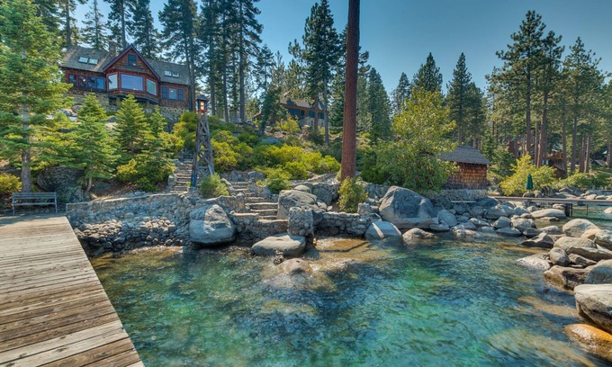 Meeks Bay Cabin | Lakefront with Private Pier and Buoy