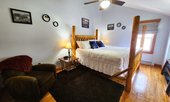 Lexington Apartment | Lakeshore Loft - Spacious Apartment, Walking Distance to Private Beach Access