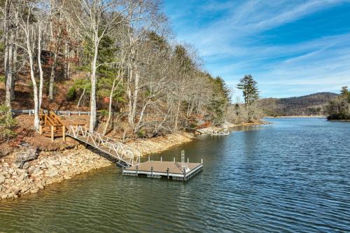 Cullowhee House | Lakeside Cashiers Cabin with Private Boat Dock!
