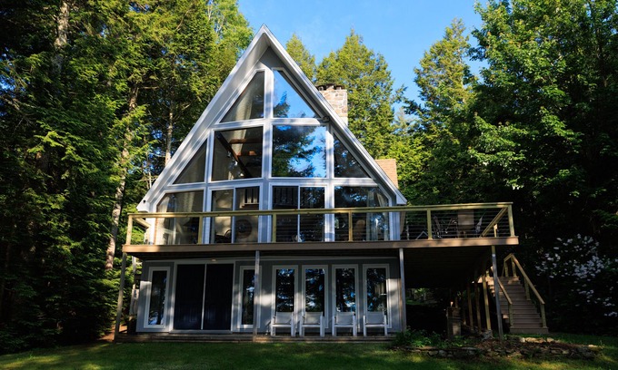 Liberty Ski Chalet | Lakeside Chalet w/dock and King bed!