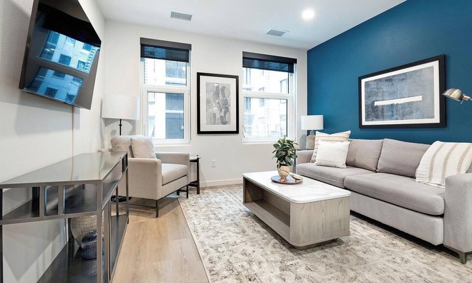 Civic Center Apartment | Landing | Incredible 1BD, Gym, Rooftop Lounge