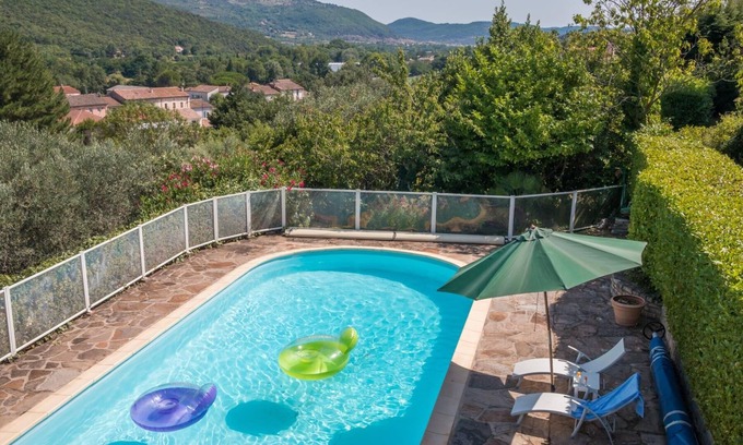 Le Bousquet-d'Orb House | Large 6-8 person villa with swimming pool 30mn from Lac du Salagou