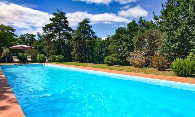 Montdurausse House | Large and beautiful property in the woods with 15m heated swimming pool