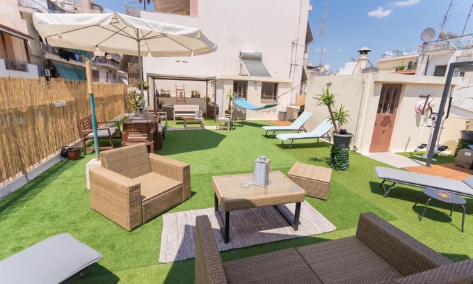 Neos Kosmos Apartment | large apartment with terrace and spa