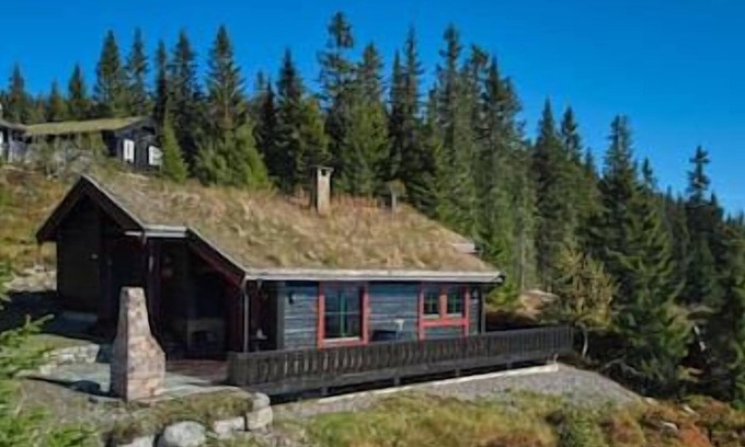Ringsaker House | Large cabin at Sjusjøen with sauna, fireplace, view and cross-country skiing
