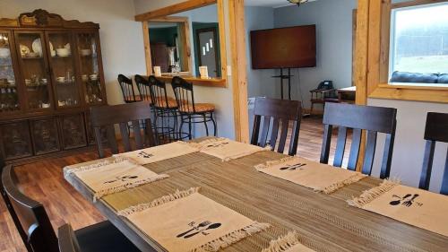 Hancock House | LARGE Open Floor Plan for Your Entertainment with a Short Walk to West Branch Delaware for Water fun and Fishing