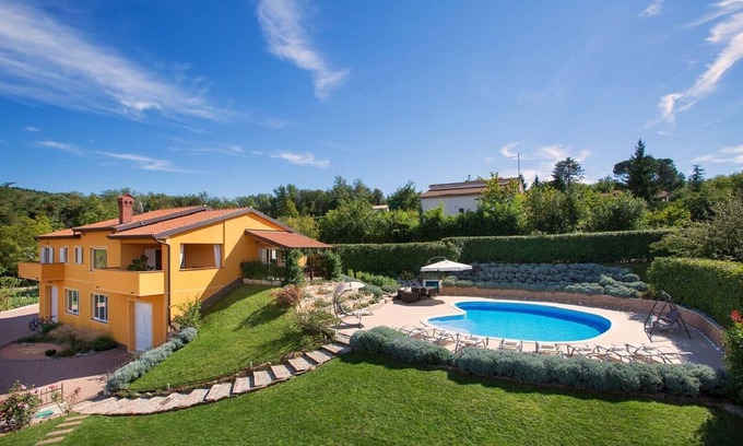 Karojba Villa | Large outdoor with privacy, Heated pool 60m2 , Gamesroom ,Wellness, Garden