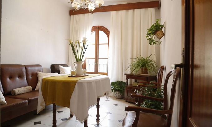 Arcos de la Frontera Condo | Las Nieves House II. Quiet, Central and Bright Apartment with Terrace