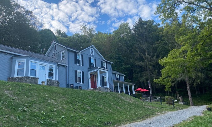 Ligonier House | Laurel Highlands Private Estate with Barn & 80 Acres of scenic mountain trails.