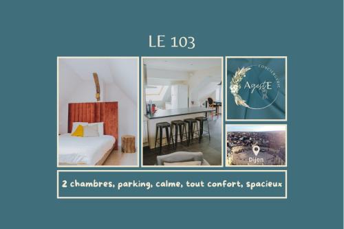 Dijon Apartment | Le 103 avec parking privé